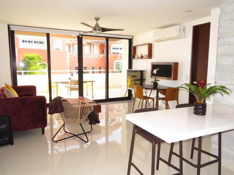 Elegant Apartment Well Located In The Hotel Zone Of カンクン エクステリア 写真